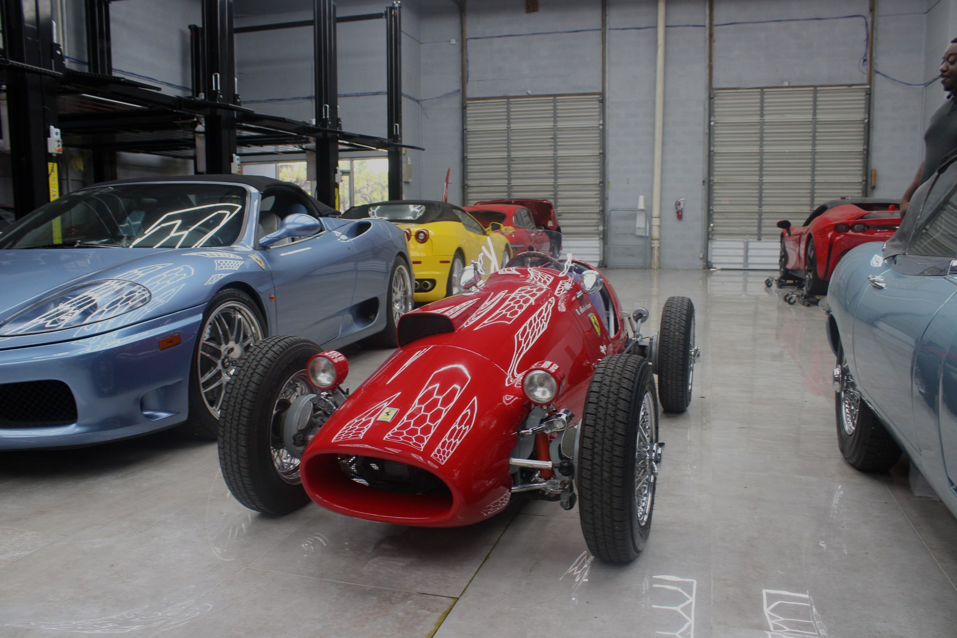 Fiorano facility — storage floor perspective