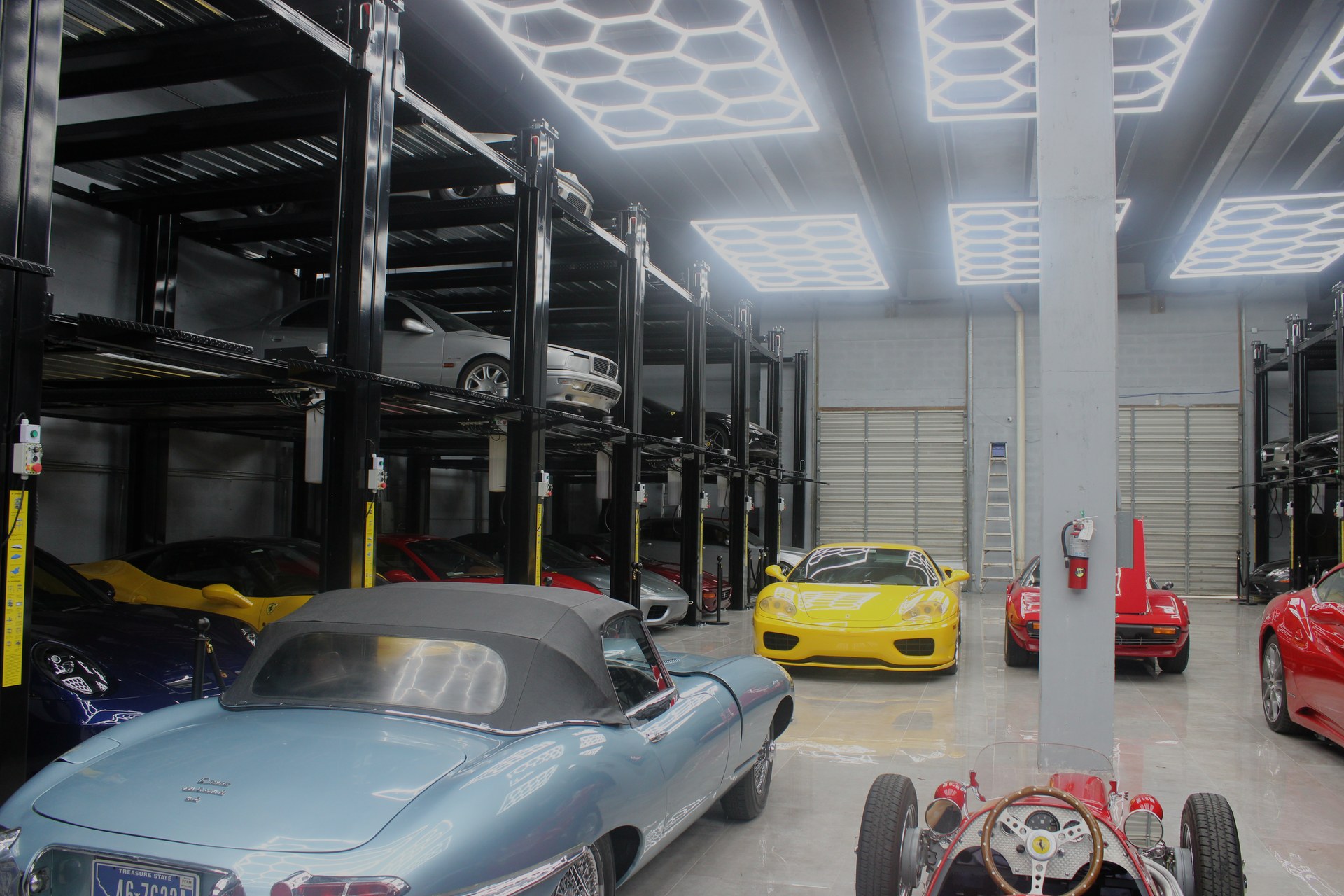 Fiorano facility — wide aisle view